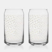 金ゴールドムーンアンドスターズナイトスカイ ガラス缶 (左)