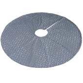 金ゴールドムーンアンドスターズナイトスカイ フリース ツリースカート (アングル)