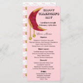 金ゴールドムーンイエローハート宝石バレンタインズデイメニュー メニュー (正面/裏面)