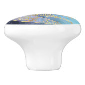 金ゴールドムーンサンマンダラシナルデザイン セラミックノブ (側面)