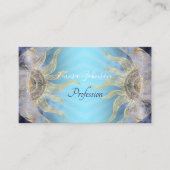 金ゴールドムーンサンマンダラシナルデザイン 名刺 (正面)