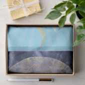 金ゴールドムーンサンマンダラシナルデザイン 薄葉紙 (ギフト)