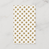 金ゴールドムーン&スターズベビーシャワーギフトレジストリ エンクロージャーカード (裏面)