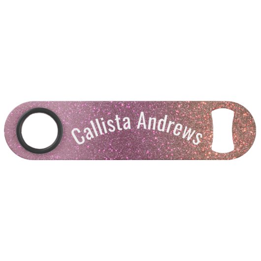 金ゴールドムーヴパープルスパークリーグリッターグラデーション名 スピード栓抜き (正面(横))