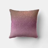 金ゴールドムーヴパープルスパークリーグリッターモノグラム クッション (裏面)