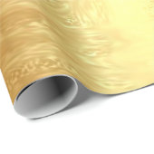 金ゴールドメタリックスパークリーグリッターブライダル結婚ズ ラッピングペーパー (ロールコーナー)