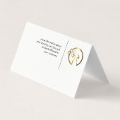 金ゴールドメタリックスプレーボトル |メイド |アイコンのカスタム追加 名刺 (裏面)