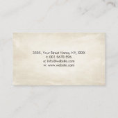 金ゴールドメタリックスリヤントラ/スリチャクラ 名刺 (裏面)