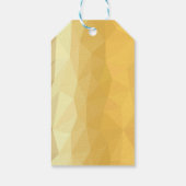 金ゴールドメタリックブラック書道パーソナルモノグラム ギフトタグ (裏面)