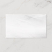 金ゴールドメタリック洗車ロゴ 名刺 (裏面)