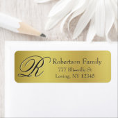 金ゴールドメタリック ラベル (インサイチュ)