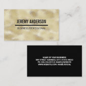 金ゴールドメタルきらめくシャイン 名刺 (正面/裏面)