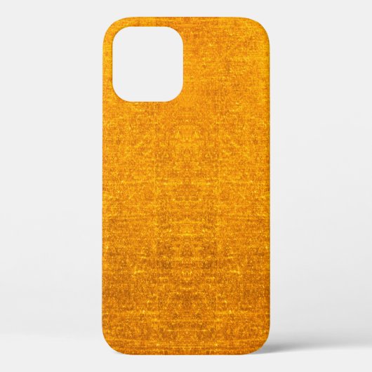 金ゴールドメタルのブラシ付きの背景またはテクスチャ Case-Mate iPhoneケース (裏面)