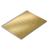 金ゴールドメタルのブラシ付き背景またはtextureabstract, a ノートブック (左側)