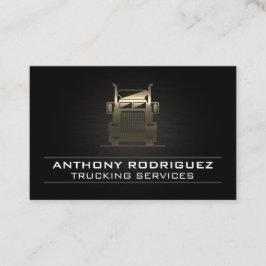 金ゴールドメタル半車 | ドライバ | 物流 名刺