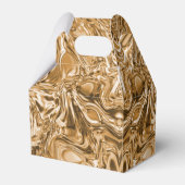 金ゴールドメタル結婚ハート記念日 フェイバーボックス (裏面サイド)