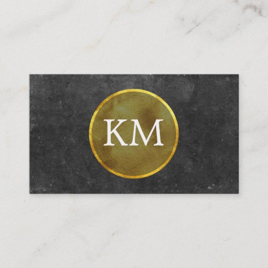 金ゴールドメダリン |デラックス、石板 名刺 (正面)