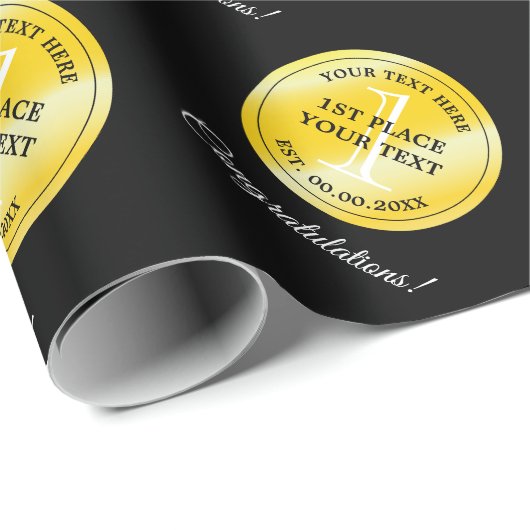 金ゴールドメダル一等賞受賞 ラッピングペーパー (ロールコーナー)