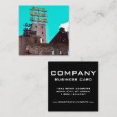 金ゴールドメダル粉 スクエア名刺 (正面/裏面)