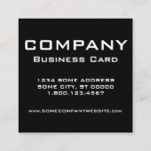 金ゴールドメダル粉 スクエア名刺 (裏面)