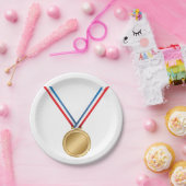 金ゴールドメダル紙プレート ペーパープレート (パーティー)