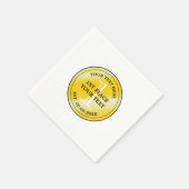 金ゴールドメダル1位以内チャンピオンシップ スタンダードカクテルナプキン (角)