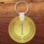 金ゴールドメダル キーホルダー (正面)