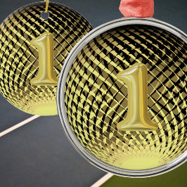 金ゴールドメダル、1位決定者 セラミックオーナメント