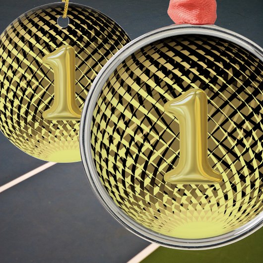 金ゴールドメダル、1位決定者 セラミックオーナメント