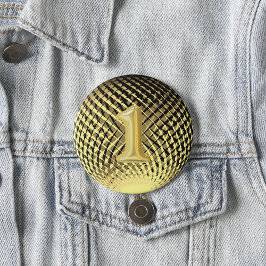 金ゴールドメダル、1位決定者 缶バッジ