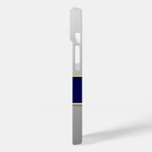 金ゴールドメディカルカドゥセウスプロフェッショナルブルー Case-Mate iPhoneケース (裏面 / 左)