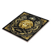 金ゴールドメドゥーサと装飾された壁タイル タイル (側面)