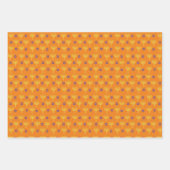 金ゴールドメノラ+ブルースターラッピング紙シート ラッピングペーパーシート (正面)