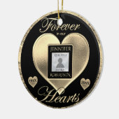 金ゴールドメモリアルの写真の追加 セラミックオーナメント (左)