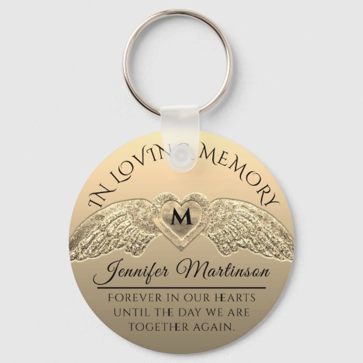 金ゴールドメモリアル キーホルダー (正面)