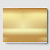 金ゴールドメモリアル ゲストブック (裏面)