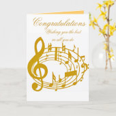 金ゴールドメモ_ カード (黄色い花)