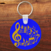 金ゴールドメモ_ キーホルダー (正面)