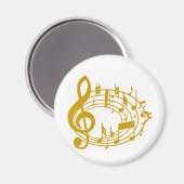 金ゴールドメモ_ マグネット (正面/裏面)