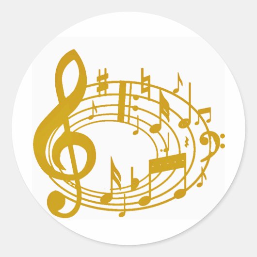 金ゴールドメモ_ ラウンドシール (正面)