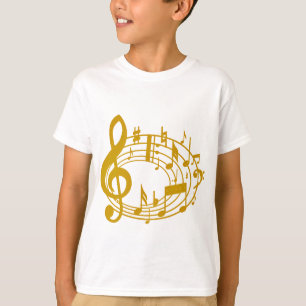 金ゴールドメモ_ Tシャツ