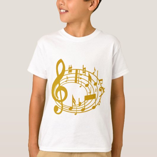 金ゴールドメモ_ Tシャツ (正面)