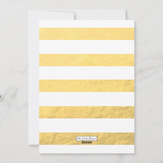 金ゴールドメリーと結婚した | 休日のフォトカード シーズンカード (裏面)