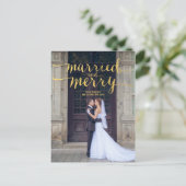 金ゴールドメリーと結婚した | 休日の写真はがき シーズンポストカード (スタンド正面)