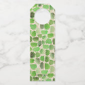 金ゴールドメリークリスマスオングリーン ボトルネックタグ (裏面)