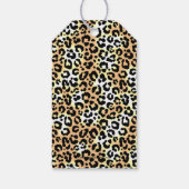 金ゴールドメリークリスマスオンレオパード ギフトタグ (裏面)