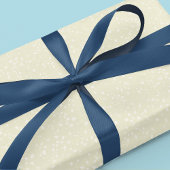 金ゴールドメリークリスマススクモダンリプトカスタム ラッピングペーパーシート