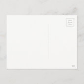 金ゴールドメリークリスマススターズホリデーハガキ シーズンポストカード (裏面)