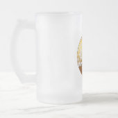 金ゴールドメリークリスマススノーフレーク霜Gマグカップ フロストグラスビールジョッキ (左)