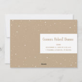 金ゴールドメリークリスマスフォト シーズンカード (裏面)